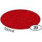 520420 - Feutre de Bricolage, 20 x 30 cm, 10 Feuilles, Rouge