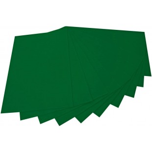 520458 - Feutre de Bricolage avec Laine Fine de qualite superieure, 10 Feuilles, 150 g/m², 20 x 30 cm, Vert Sapin, Finition sans