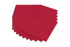 Carton Photo 614/50 20-300 g/m², DIN A4, 50 Feuilles, Rouge