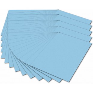 614/50 30 - Carton Photo 300 g/m², DIN A4, 50 Feuilles, Bleu Ciel