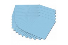614/50 30 - Carton Photo 300 g/m², DIN A4, 50 Feuilles, Bleu Ciel