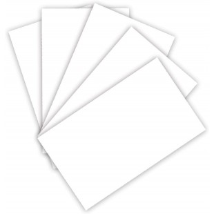 - Lot de 100 Feuilles de Papier cartonne Blanc 220 g/m² -Format A4, 10263306