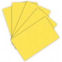 6122/4/12 - Carton d'argile 220 g/m², Carton de Bricolage Jaune Citron DIN A4, 100 Feuilles, Base pour de Nombreux travaux manue