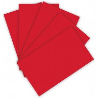 - Lot de 100 Feuilles de Papier cartonne 220 g/m² -Rouge Vif-Format A4-pour de Nombreux travaux manuels, 10263314