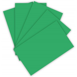 6122/4/54 Lot de 100 Feuilles de Papier cartonne 220 g/m² Vert emeraude Format A4