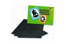 Papier pour daâ‚¬oe¡coupage silhouette, 350 x 500 mm, noir