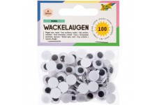 Wackelaugen 10mm rund 100er