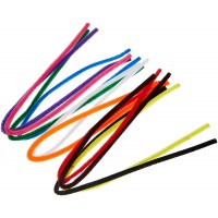 77809 - Fil chenille - 10 pieces assorties en 10 couleurs, diametre 8 mm et 50 cm de long, ideal pour les enfants pour bricoler 