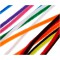 77809 - Fil chenille - 10 pieces assorties en 10 couleurs, diametre 8 mm et 50 cm de long, ideal pour les enfants pour bricoler 