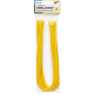 77814 Chenille (fil chenille cure-pipe), bananengelb