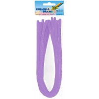 77831 - Fil chenille - Lot de 10 cure-pipes - Violet - Diametre 8 mm et longueur 50 cm - Ideal pour les enfants pour bricoler et