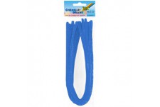 77834 - Fil chenille - 10 pieces en bleu moyen, diametre 8 mm et 50 cm de long, ideal pour les enfants pour bricoler et creer de