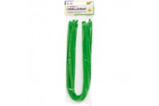 611116 Lot de 10 Fils Chenille Vert Clair, diametre 8 mm et Longueur 50 cm, ideal pour Les Enfants pour Le Bricolage