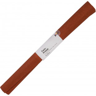 -10 crepon Marron-Chaque Rouleau Mesure Environ, 32 g/m², Papier tres elastique et Fin, avec Une Surface Rugueuse et