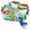 825 feuiilles de Papier Transparent a  Plier 42 g/m2, 500 Feuilles triees en 10 Couleurs, 10 x 10 cm