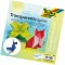 825 feuiilles de Papier Transparent a  Plier 42 g/m2, 500 Feuilles triees en 10 Couleurs 20 x 20 cm