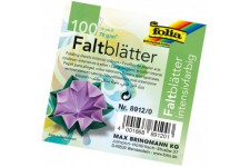 Pliable Feuilles 70 g/m², 100 Feuilles en 10 Couleurs Assorties, 12 cm