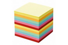 Bloc-notes cube, 9 x 9 x 9 cm Couleurs 