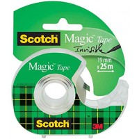 Scotch 3M Magic 810 11219 Rouleau de film adhesif invisible