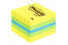 Post-it Mini-cube Notes repositionnables 51 x 51 mm Citron