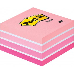 Post it Cube Light Plaisir 76 x 76mm - 450 feuilles - 5 Couleurs