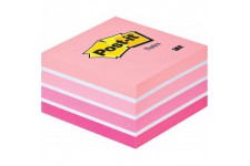 Post it Cube Light Plaisir 76 x 76mm - 450 feuilles - 5 Couleurs