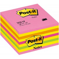 Post-It Cube Energie Intense 76 x 76mm 450 Feuilles