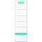 400039636 einsteckruckenschilder pour classeur-dos 8 cm-blanc, avec logo imprime