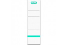 400039636 einsteckruckenschilder pour classeur-dos 8 cm-blanc, avec logo imprime