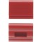 100420886 Lot de 25 onglets verticaux pour dossiers suspendus ELBA vertic Rouge