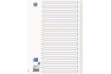 Registre blanco, papier cordage (RC), 100g/m², pour A4 couvrante 31 feuilles