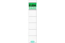 etiquettes pour dos de classeur, courtes et etroites 100420946 Ruckenschilder Rado, schmal und kurz, selbstklebend, 10