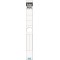 100420959 Lot de 10 etiquettes de dos pour dossiers suspendus Longueur et etroit Autocollant pour largeur de dos 5 cm Blanc avec