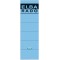 100420952 etiquettes dos large/courte, autocollant, Lot de 10, Bleu