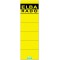 Rado 100420949 etiquettes de dos autocollantes courtes et large --jaune (Lot de 10)