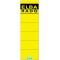 Rado 100420949 etiquettes de dos autocollantes courtes et large --jaune (Lot de 10)