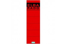 Rado 100420950 etiquettes de dos autocollantes courtes et large - rouge Lot de 10