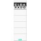Rado 100551826 etiquettes de dos autocollantes courtes et large - Blanc Lot de 10