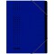 Chemise a elastique Chic A4 Bleu Fonce Compartiments 1-12 Carton (42496 Bleu Fonce)