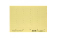 Lot de 10 : 100555643 etiquettes pour intercalaire confort 4 lignes Jaune