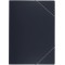 33490AZ chemises a elastiques en plastique PP 0,05 mm Anthracite Capacite env. 50 feuilles DIN A4 Chemise