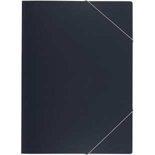 33490AZ chemises a elastiques en plastique PP 0,05 mm Anthracite Capacite env. 50 feuilles DIN A4 Chemise