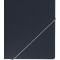 33490AZ chemises a elastiques en plastique PP 0,05 mm Anthracite Capacite env. 50 feuilles DIN A4 Chemise