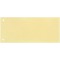 Oxford Lot de 100 intercalaires perfores en carton manille recycle Jaune 10,5 x 24 cm