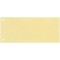 Oxford Lot de 100 intercalaires perfores en carton manille recycle Jaune 10,5 x 24 cm