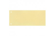 Oxford Lot de 100 intercalaires perfores en carton manille recycle Jaune 10,5 x 24 cm