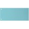 Oxford Lot de 100 intercalaires perfores en carton manille recycle Bleu 10,5 x 24 cm