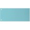 Oxford Lot de 100 intercalaires perfores en carton manille recycle Bleu 10,5 x 24 cm