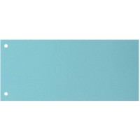 Oxford Lot de 100 intercalaires perfores en carton manille recycle Bleu 10,5 x 24 cm