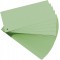 Oxford Lot de 100 intercalaires perfores en carton manille recycle Vert 10,5 x 24 cm